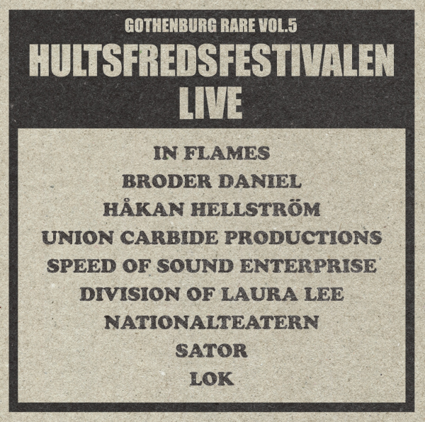 Various - Gothenburg Rare Vol. 5 - Live At Hultsfredsfestivalen i gruppen VINYL / Kommende / Pop-Rock hos Bengans Skivbutik AB (5678455)