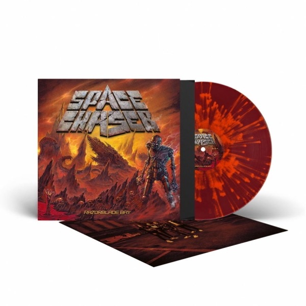 Space Chaser - Razorblade Bay (Splatter Vinyl Lp) i gruppen VINYL / Kommende / Metal hos Bengans Skivbutik AB (5678717)
