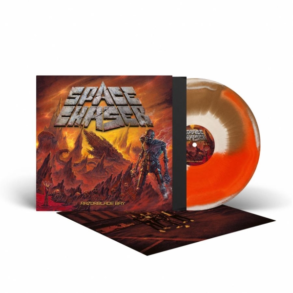Space Chaser - Razorblade Bay (Tri-Colored Vinyl L i gruppen VINYL / Kommende / Metal hos Bengans Skivbutik AB (5678718)