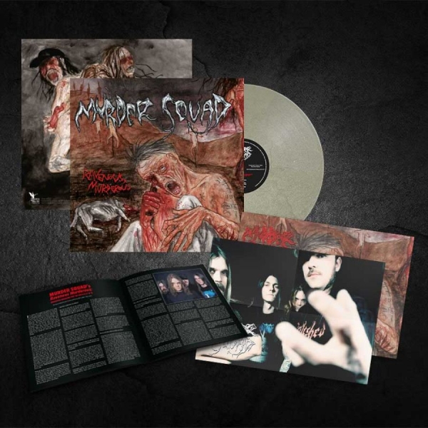 Murder Squad - Ravenous Murderous (Milky Clear Vin i gruppen VINYL / Kommende / Metal hos Bengans Skivbutik AB (5679219)