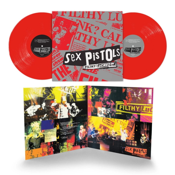 Sex Pistols - Filthy Lucre Live (30th Anniversary Edition Red 2LP) i gruppen VINYL / Kommende / Pop-Rock,Punk hos Bengans Skivbutik AB (5679578)
