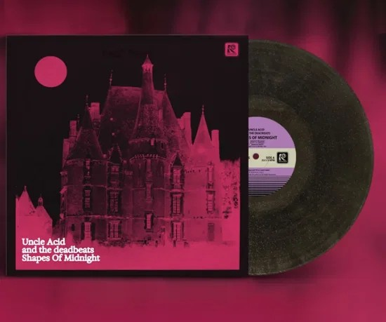 Uncle Acid And The Deatbeats - Shapes Of Midnight (EU Ed. Black Ice Glitter Vinyl LP) i gruppen VINYL / Metal hos Bengans Skivbutik AB (5680059)