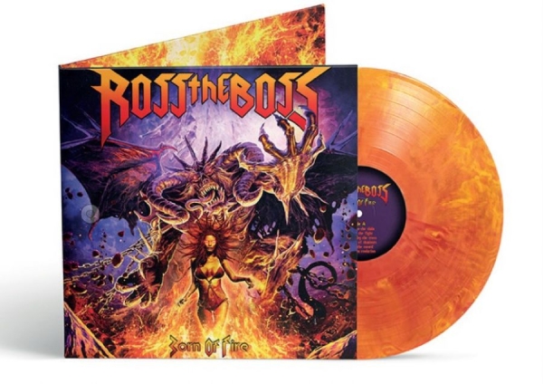 Ross The Boss - Born On Fire (Marbled Vinyl Lp) i gruppen VINYL / Kommende / Metal hos Bengans Skivbutik AB (5680112)