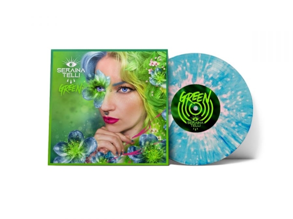 Seraina Telli - Green (Blue Pink Marble Vinyl Lp) i gruppen VINYL / Kommende / Pop-Rock hos Bengans Skivbutik AB (5680145)