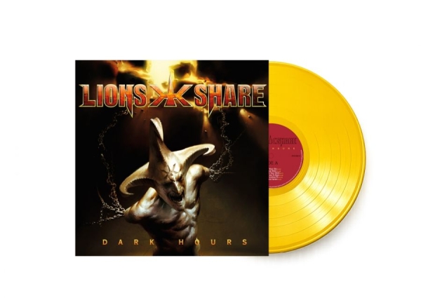 Lions Share - Dark Hours (Yellow Vinyl Lp) i gruppen VINYL / Kommende / Metal hos Bengans Skivbutik AB (5680150)