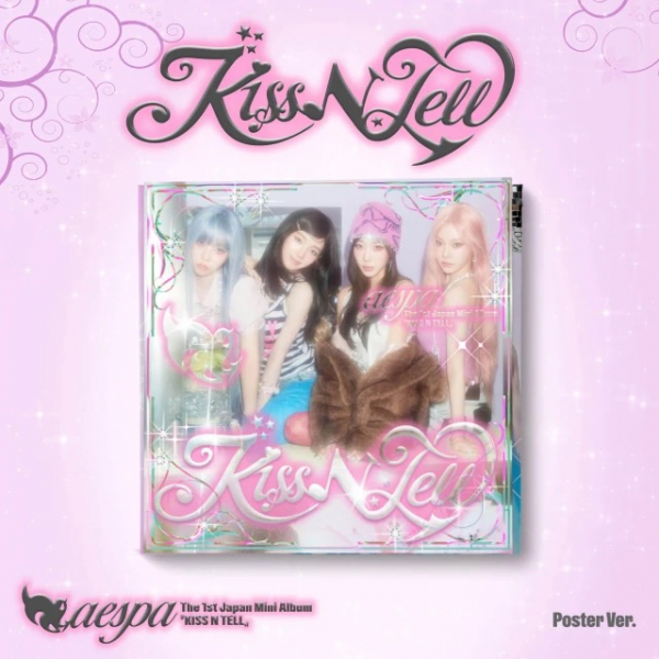 aespa - Kiss N Tell (Poster Ver.) Japan Mini Album i gruppen Minishops / K-Pop Minishops / Aespa hos Bengans Skivbutik AB (5680308)