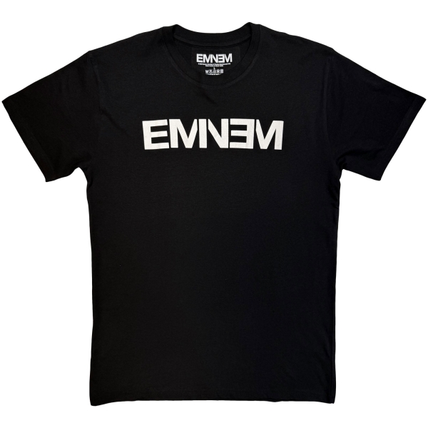 Eminem - Logo Mono Uni Bl T-Shirt i gruppen MERCHANDISE / T-shirt / Kommende /  hos Bengans Skivbutik AB (5680738r)