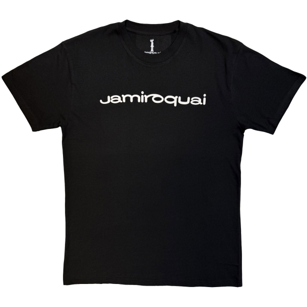 Jamiroquai - Logo Mono Uni Bl T-Shirt i gruppen MERCHANDISE / T-shirt / Kommende / RnB-Soul hos Bengans Skivbutik AB (5680756r)