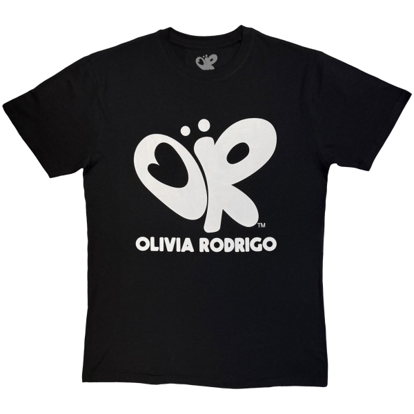 Olivia Rodrigo - Logo Mono Uni Bl T-Shirt i gruppen MERCHANDISE / T-shirt / Kommende / Pop-Rock hos Bengans Skivbutik AB (5680768r)