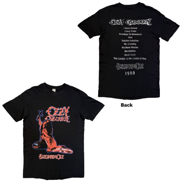 Ozzy Osbourne - Blizzard Of Ozz Tribute Uni Bl T-Shirt i gruppen MERCHANDISE / T-shirt / Kommende / Metal hos Bengans Skivbutik AB (5680769r)