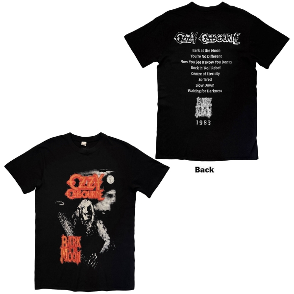 Ozzy Osbourne - Bark At The Moon Tribute Uni Bl T-Shirt i gruppen MERCHANDISE / T-shirt / Kommende / Metal hos Bengans Skivbutik AB (5680771r)