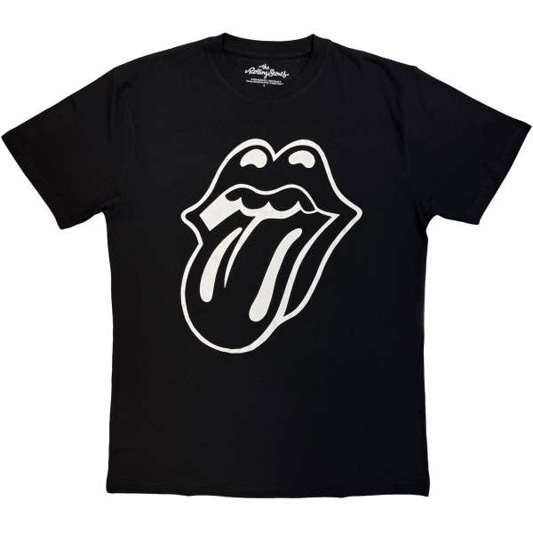 The Rolling Stones - Classic Tongue Mono Uni Bl T-Shirt i gruppen Kommande - alla format hos Bengans Skivbutik AB (5680783r)