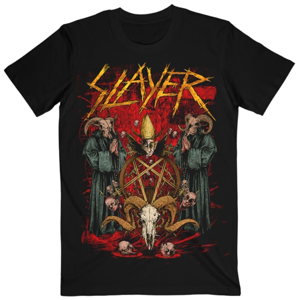 Slayer - Goat Pray Uni Bl T-Shirt i gruppen MERCHANDISE / T-shirt / Heavy Metal hos Bengans Skivbutik AB (5680785r)