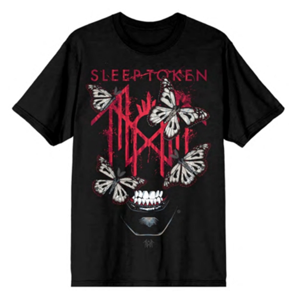 Sleep Token - Rhys Logo Face Uni Bl T-Shirt i gruppen MERCHANDISE / T-shirt / Kommende / Metal hos Bengans Skivbutik AB (5680788r)