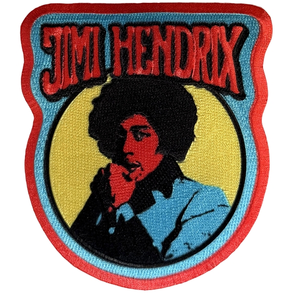 Jimi Hendrix - Vintage Circle Woven Patch i gruppen MERCHANDISE / Tøypatch /  /  hos Bengans Skivbutik AB (5680930)