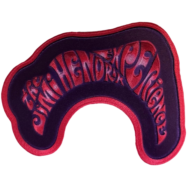 Jimi Hendrix - Swirl Logo Woven Patch i gruppen MERCHANDISE / Tøypatch /  /  hos Bengans Skivbutik AB (5680931)