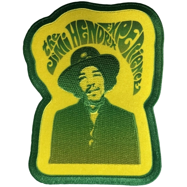 Jimi Hendrix - Jimi & Swirl Logo Woven Patch i gruppen MERCHANDISE / Tøypatch / / hos Bengans Skivbutik AB (5680932)