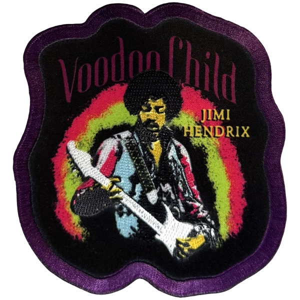 Jimi Hendrix - Voodoo Child Woven Patch i gruppen MERCHANDISE / Tøypatch /  /  hos Bengans Skivbutik AB (5680933)