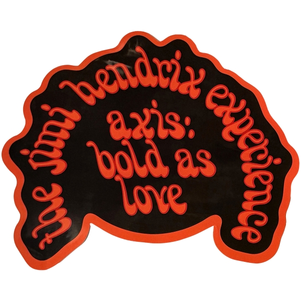Jimi Hendrix - Axis Sticker i gruppen MERCHANDISE / Merch / Kommende / Pop-Rock hos Bengans Skivbutik AB (5680936)