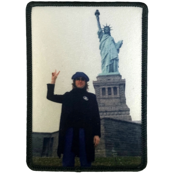 John Lennon - Liberty Printed Patch i gruppen MERCHANDISE / Tøypatch /  /  hos Bengans Skivbutik AB (5680952)