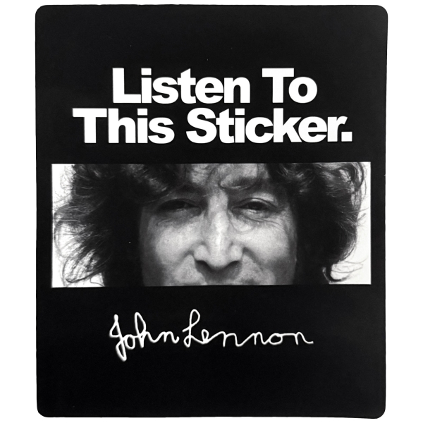 John Lennon - Listen Sticker i gruppen MERCHANDISE / Merch / Kommende / Pop-Rock hos Bengans Skivbutik AB (5680960)