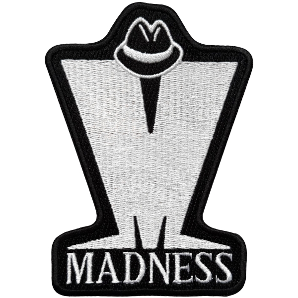 Madness - M Logo Woven Patch i gruppen MERCHANDISE / Tøypatch /  /  hos Bengans Skivbutik AB (5680990)