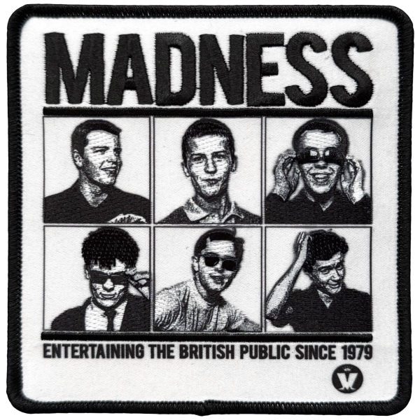 Madness - Entertaining Since 1979 Printed Patch i gruppen MERCHANDISE / Tøypatch /  /  hos Bengans Skivbutik AB (5680992)