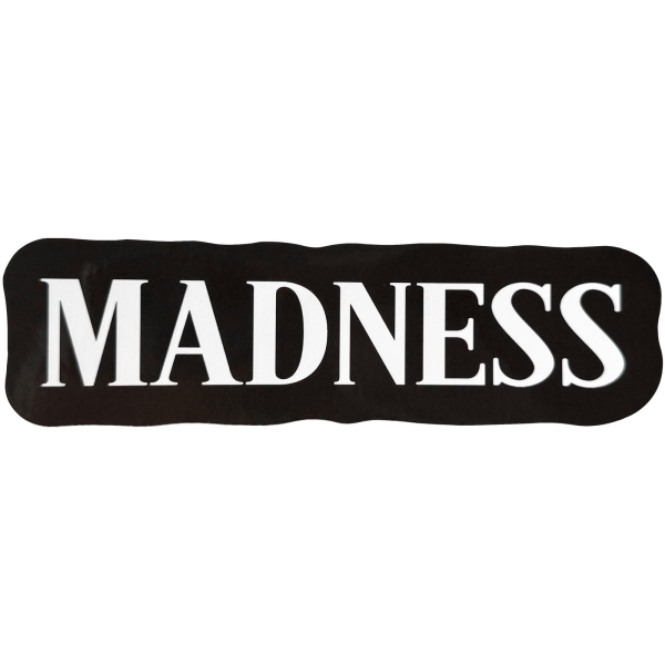 Madness - Text Logo Sticker i gruppen MERCHANDISE / Merch / Kommende / Pop-Rock hos Bengans Skivbutik AB (5680994)