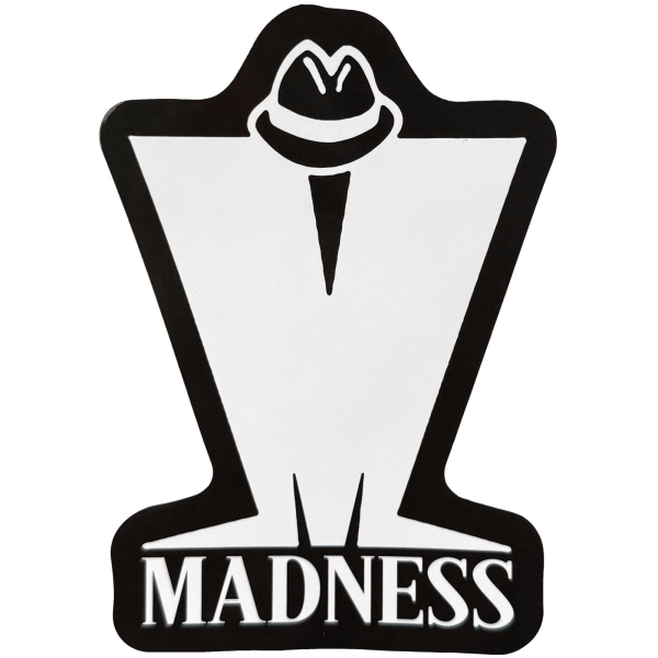 Madness - M Logo Sticker i gruppen MERCHANDISE / Merch / Kommende / Pop-Rock hos Bengans Skivbutik AB (5680996)