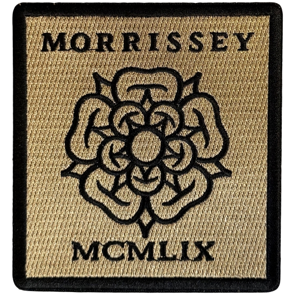 Morrissey - Rose Logo Woven Patch i gruppen MERCHANDISE / Tøypatch /  /  hos Bengans Skivbutik AB (5681008)
