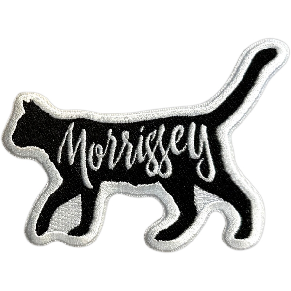 Morrissey - Cat Logo Woven Patch i gruppen MERCHANDISE / Tøypatch /  /  hos Bengans Skivbutik AB (5681009)