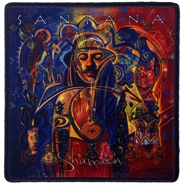 Santana - Shaman Printed Patch i gruppen MERCHANDISE / Tøypatch /  /  hos Bengans Skivbutik AB (5681100)