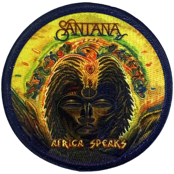 Santana - Africa Speaks Printed Patch i gruppen MERCHANDISE / Tøypatch / / hos Bengans Skivbutik AB (5681102)