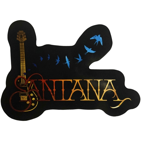 Santana - Guitar & Birds Sticker i gruppen MERCHANDISE / Merch / Kommende / Pop-Rock hos Bengans Skivbutik AB (5681107)