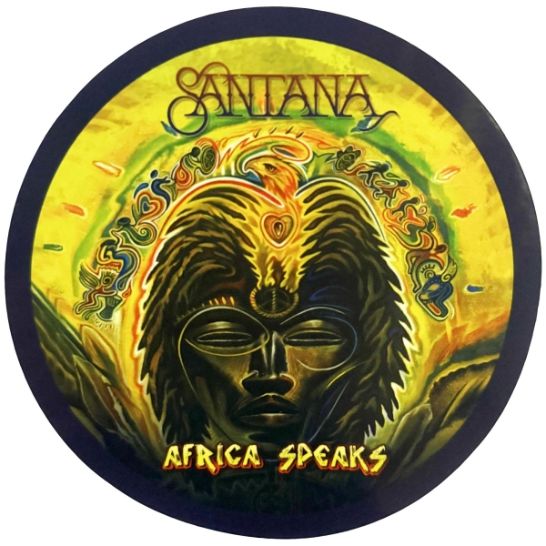 Santana - Africa Speaks Sticker i gruppen MERCHANDISE / Merch / Kommende / Pop-Rock hos Bengans Skivbutik AB (5681111)