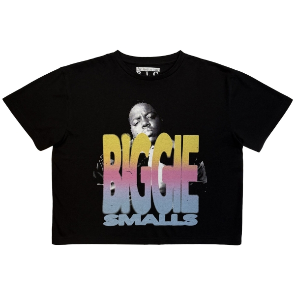 Biggie - Halftone Biggie Lady Bl Crop Top i gruppen MERCHANDISE / T-shirt / Kommende / hos Bengans Skivbutik AB (5681145r)