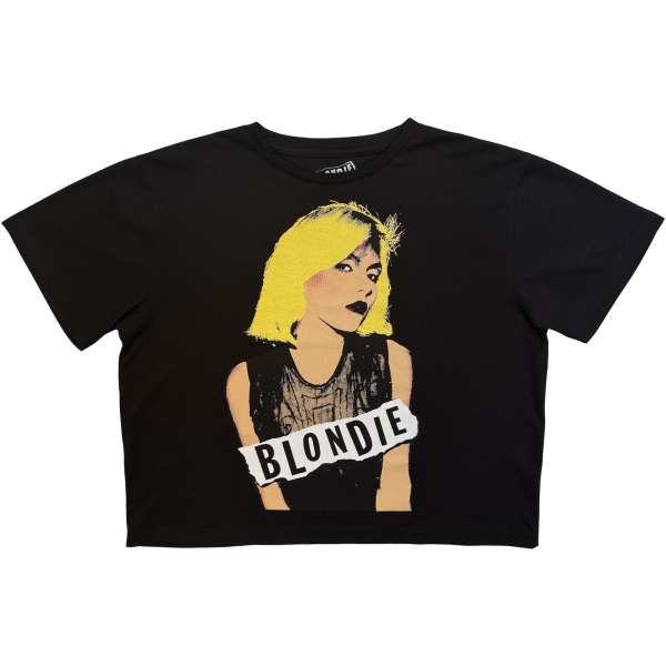 Blondie - Side Glance Lady Bl Crop Top i gruppen MERCHANDISE / T-shirt / Kommende / Pop-Rock hos Bengans Skivbutik AB (5681147r)