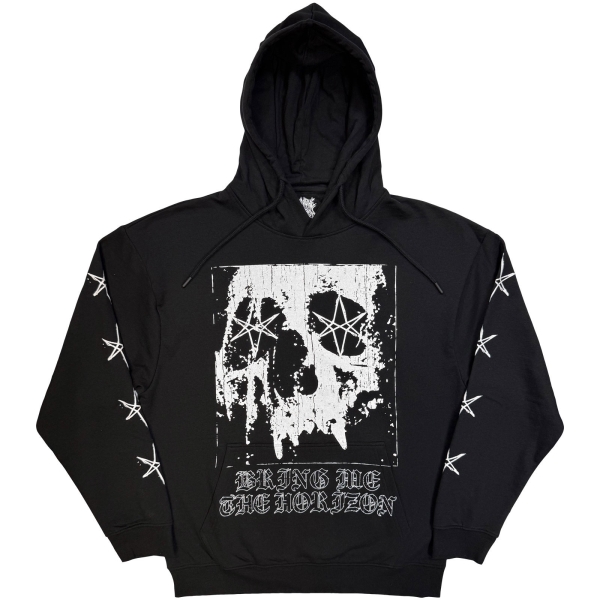 Bring Me The Horizon - Oversized Skull Uni Bl Hoodie i gruppen MERCHANDISE / Hoodies / Kommende / Metal hos Bengans Skivbutik AB (5681149r)