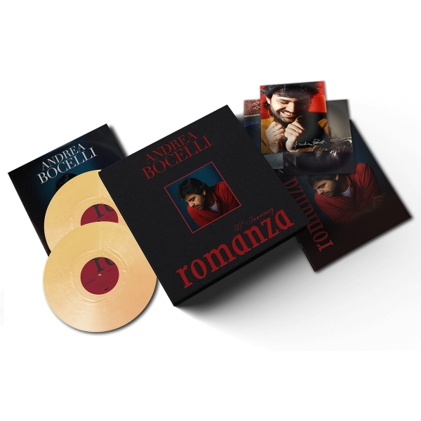 Andrea Bocelli - Romanza (30Th Anniversary Gold 2Lp Boxset) i gruppen VINYL / Kommende / Klassisk hos Bengans Skivbutik AB (5681193)