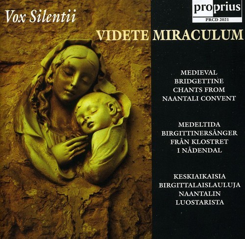 Anonymous - Videte Miraculum i gruppen CD / Klassisk hos Bengans Skivbutik AB (5681660)