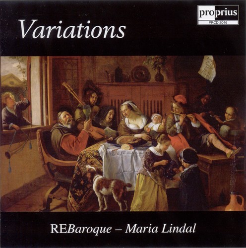 Rebaroque / Maria Lindal - Variations i gruppen CD / Klassisk hos Bengans Skivbutik AB (5681661)