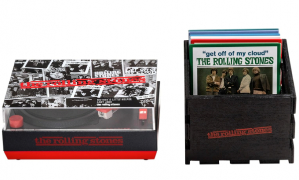 The Rolling Stones - 3-Inch Mini Record Player With Case (Black) Rsd Exclusive i gruppen  /  hos Bengans Skivbutik AB (5681824)