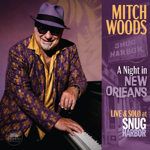 Mitch Woods - A Night In New Orleans i gruppen CD / Kommende / Blues hos Bengans Skivbutik AB (5681997)