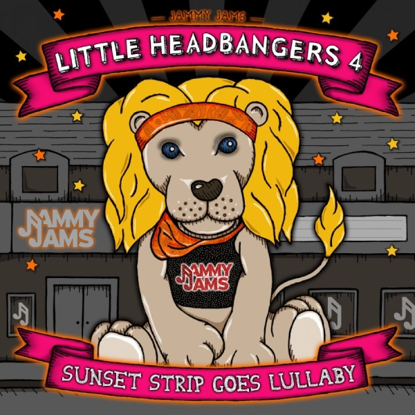 Jammy Jams - Little Headbangers 4: Sunset Strip i gruppen CD / Pop-Rock hos Bengans Skivbutik AB (5682108)