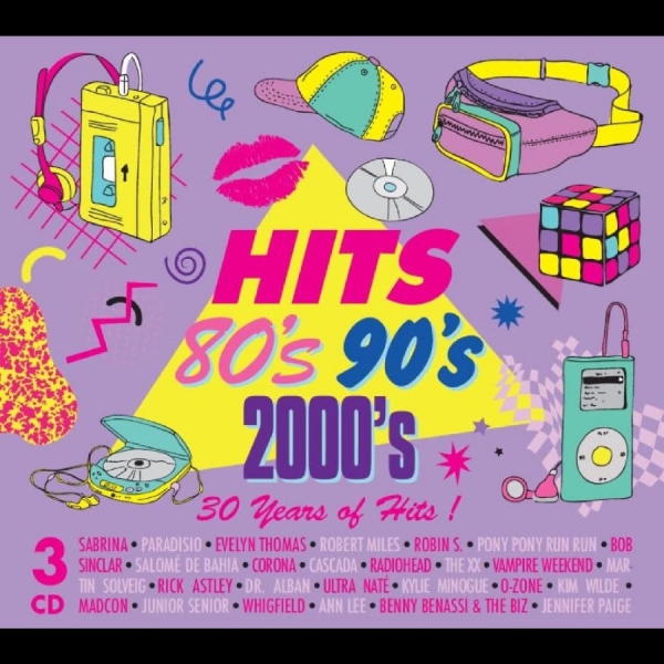 Various Artists - Hits 80'S 90'S 2000'S - 30 Years Of i gruppen CD / Kommende / Pop-Rock hos Bengans Skivbutik AB (5682267)