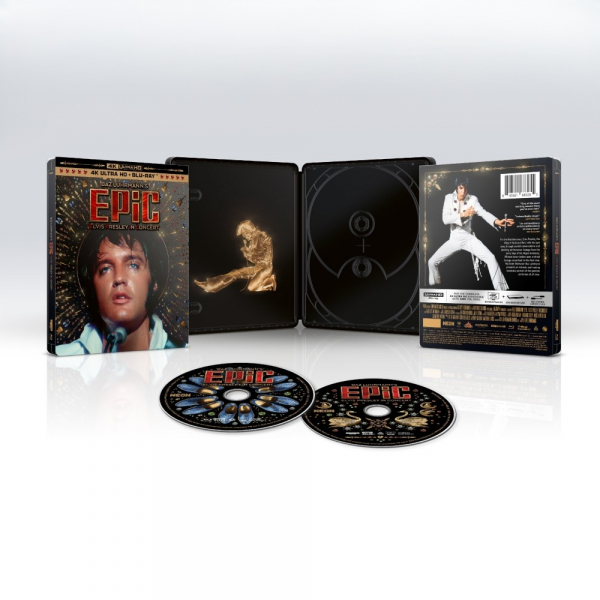 Movie - Epic: Elvis Presley In Concert (Steelbook 2-Disc / 4K UHD + Blu-ray) i gruppen FILM / Film UHD-4K / / hos Bengans Skivbutik AB (5682349)