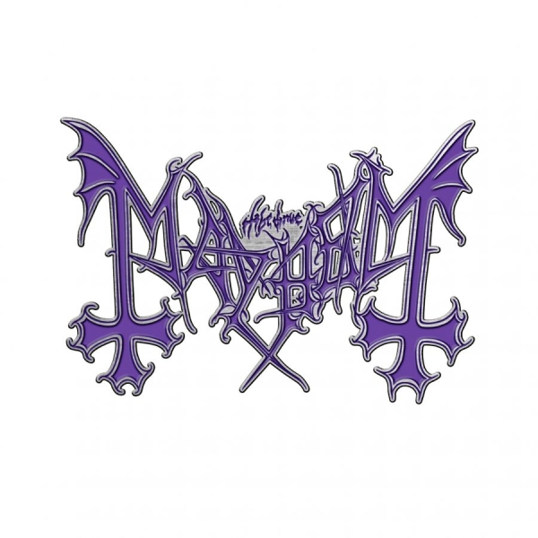 Mayhem - Pin Badge (Purple Logo) i gruppen VI TIPSER / Fredagsutgivelser / 2026-08-28 hos Bengans Skivbutik AB (5682529)