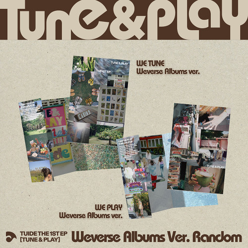 Tuide - Tune & Play (We Tuide) (Weverse Albums Ver.) (Random Ver.) i gruppen MERCHANDISE / Merch+Code / Kommende / K-Pop hos Bengans Skivbutik AB (5682581)