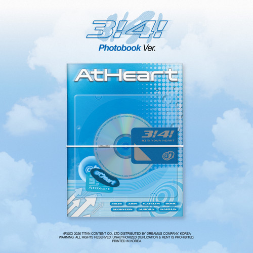AtHeart - 3!4! (Photobook Ver.) i gruppen CD / Kommende / K-Pop hos Bengans Skivbutik AB (5682650)