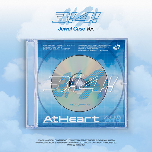 AtHeart - 3!4! (Jewel Case Ver.) i gruppen CD / Kommende / K-Pop hos Bengans Skivbutik AB (5682652)